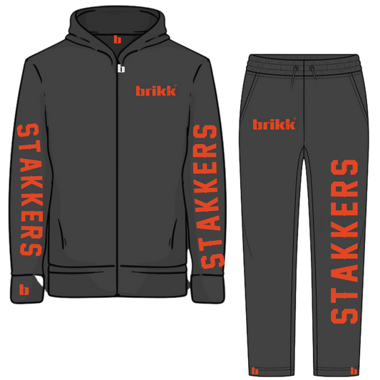 BRIKK STAKKERS BLACK TRACKSUIT