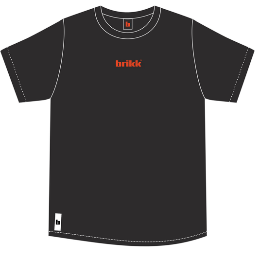 BRIKK CLASSIC BLACK T-SHIRT